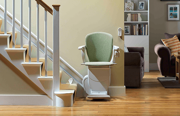 Bruno stair lift installed in a home in Newport News, VA, by Stairlift Virginia