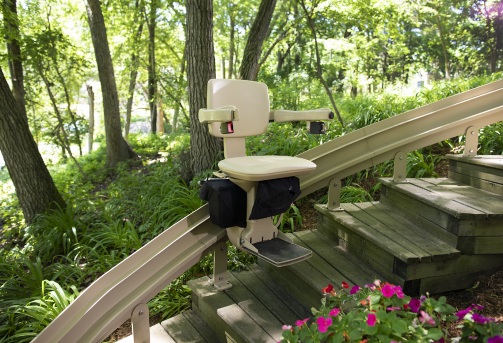 Durable outdoor stair lift for Suffolk VA residents